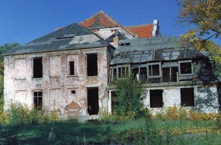 Pa�ac w Januszewie stan obecny