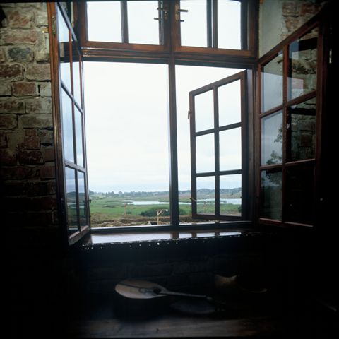 Mor�g - Widok z komnaty na rezerwat przyrody