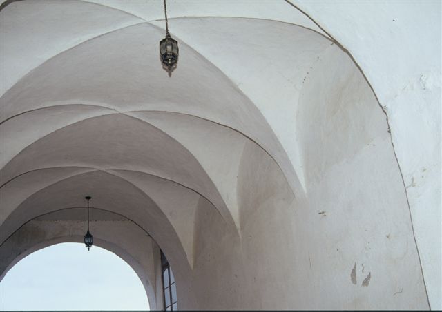 Mor�g - Sklepienie renesansowej sieni zamku