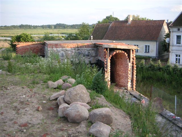 Mor�g - Podstawa wie�y kwadratowej.