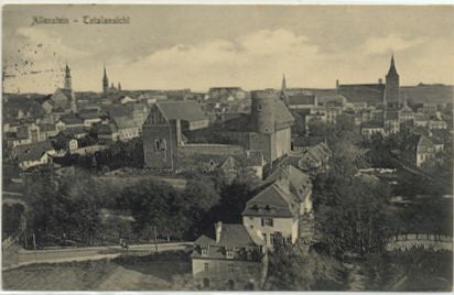 Allenstein - Totalansicht 1916