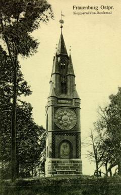 Frombork - Pomnik Kopernika