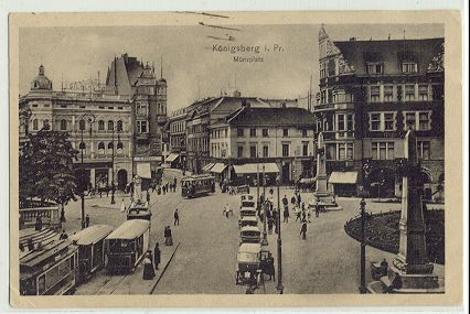 K�nigsberg - M�nzplatz 1918