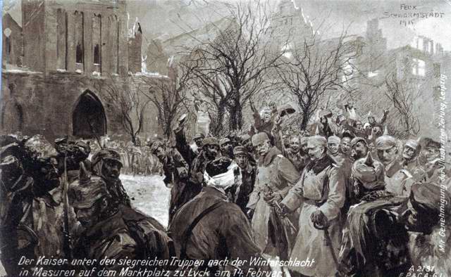 E�k - Cesarz w E�ku rok 1915