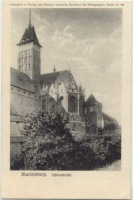 Malbork - Ko�ci� zamkowy 1907